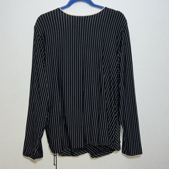 Lane Bryant Womens Wrap Long Sleeve Blouse Size 22/24 - Picture 7 of 12